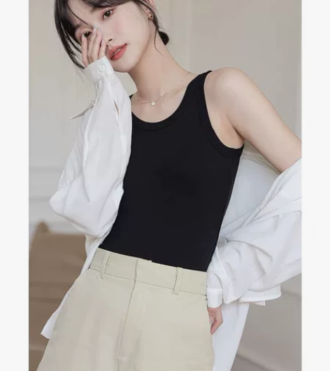 背心吊带2件 外穿小吊带背心女内搭无袖露背...