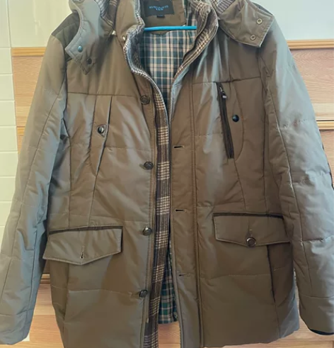 羽绒服，男棉羽绒服，卡其色，180/96a...
