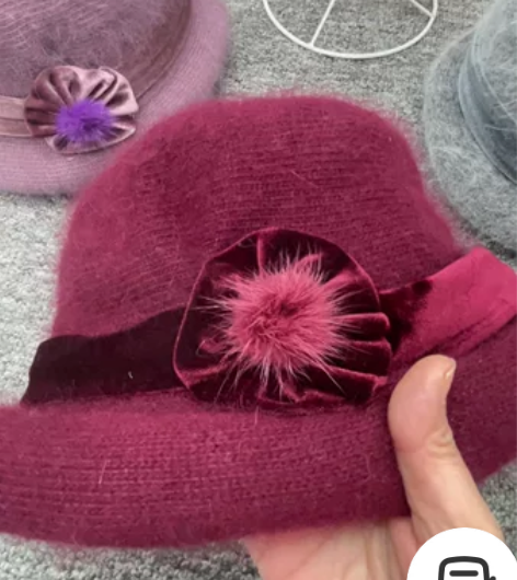 全新兔毛帽子，妈妈洋气盆帽，亏本清仓处理2...