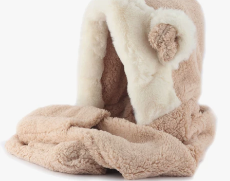 帽子女秋冬可爱小熊加厚保暖护耳雷锋帽网红款...