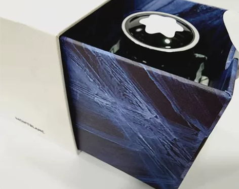 万宝龙冰川蓝墨水 现货 仅用过一次 几乎全...