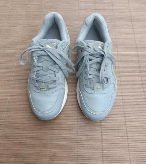 二手彪马37码真皮女士运动鞋 鞋子保证正品...