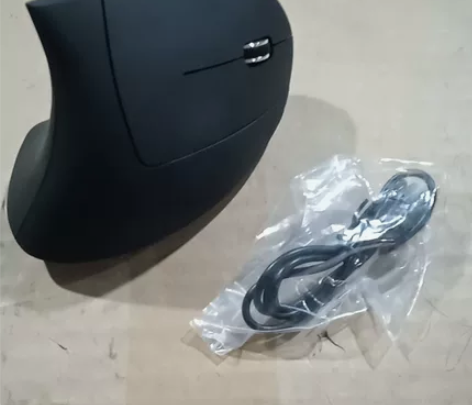 电脑垂直侧握无线鼠标充电 立式手握/竖握式...