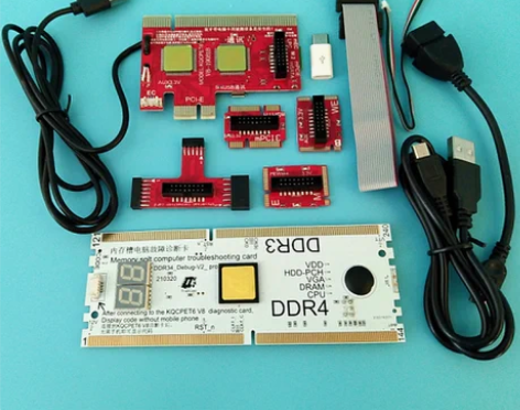 奇冠V8新款PCIE主板维修检测工具usb...