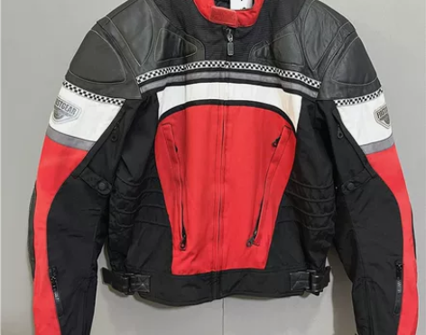 vintage古着 日系复古摩托车机车服骑...