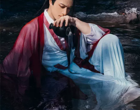 如梦霓裳汉服男装衣裳大袖衫[相思引]七魏晋...