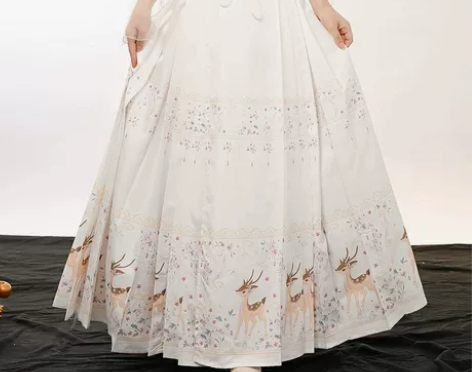 清梳一鹿有你汉服女明制马面裙日常穿搭仙气飘...