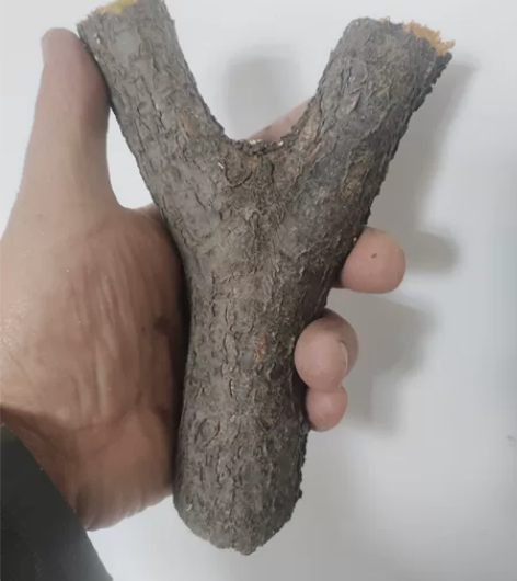 紫叶李木料弹弓弓架未加工，有喜欢的可以下单...