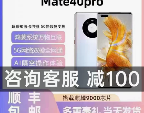 三期免息现货 华为 Mate40全网通5G...