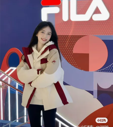 FILA羽绒服连帽2022新时尚保暖外套 ...