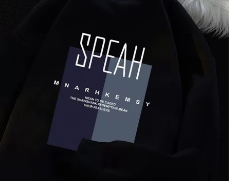 MIXGEORA美式重磅圆领卫衣男潮牌秋冬...