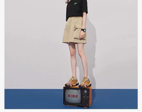 materialgirl半身裙女短裙百搭A...