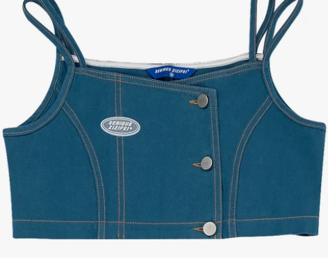 ziziFei美式复古套装牛仔半身裙中长款...