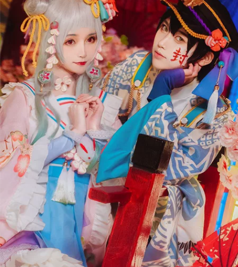 【初兽猫】花子君和服（出/租） 有假发帽子...
