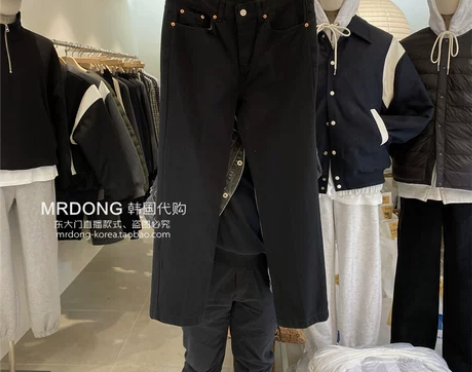 东大门韩国男装代购直播斜纹棉软糯三色简约风...