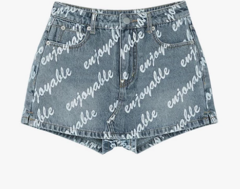 FBBlimit2022春季新款显瘦蓝色牛...