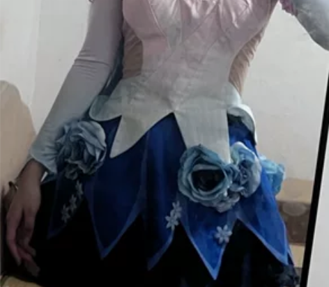 【租】公孙离花间舞cos 衣服s 假发 鞋...
