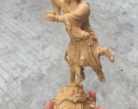 小叶黄杨木雕摆件家居饰品雕刻工艺文玩收藏礼...