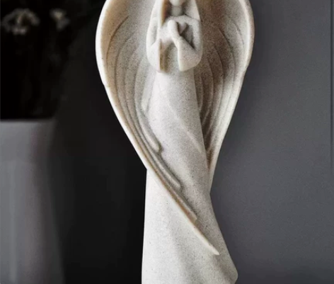 守护天使装饰摆件客厅书房创意人物雕像工艺品...