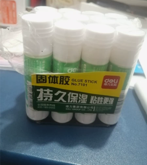 得力固体胶，9g，一捆12个 全新未查封 ...