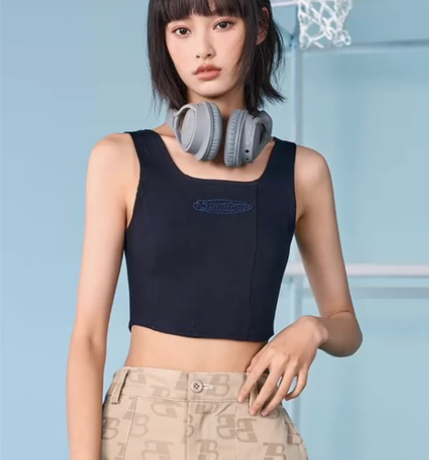 BEASTER WAVE小恶魔鬼脸刺绣针织...