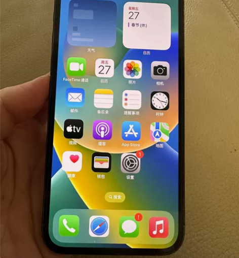 苹果12pro 国行 128G  蓝色 电...