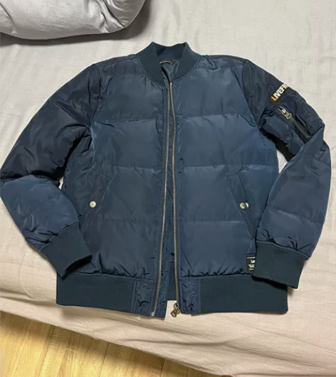 Lee羽绒服飞行员夹克外套男 L码,9新