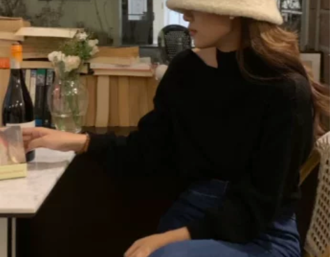 芝士商店~羊毛渔夫帽女2022秋冬新款显脸...