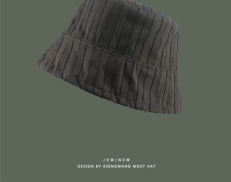 日本复古纯色渔夫帽女薄款遮脸盆帽春夏季遮阳...