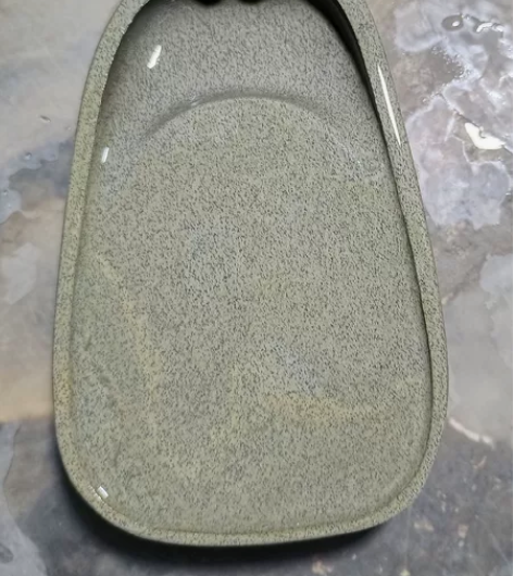 歙砚，济源坑鳝鱼黄黄鱼籽，坑口毫无疑问，蝉...