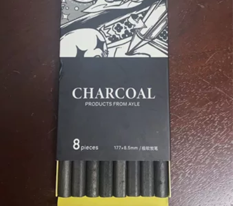 艾艺乐炭笔软中硬素描速写炭化铅笔美术生绘画...