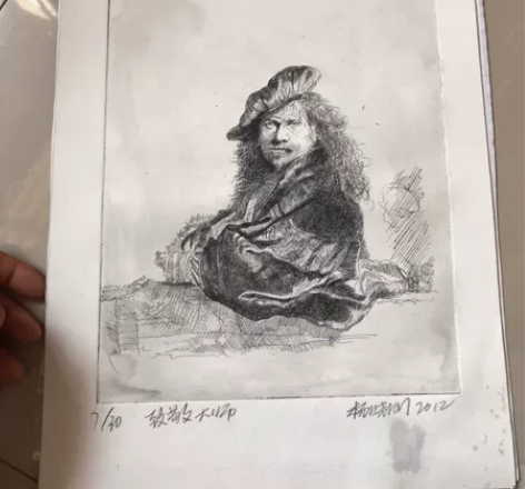 出售素描作品一幅 如图 感兴趣的话点“我想...