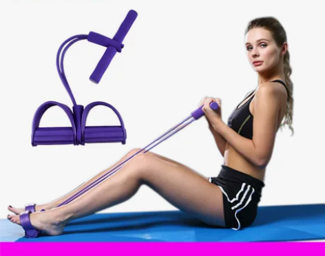 瑜伽脚蹬拉力器多功能仰卧起坐辅助器瑜伽初学...