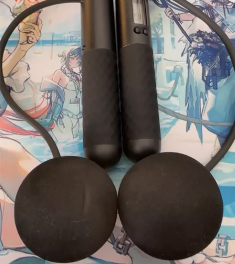 计数跳绳 无绳跳绳 黑色 30包邮 送负重条