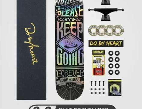 DBH双翘滑板 专业板 买了半年滑过两次，...