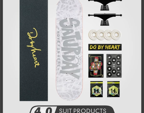 【礼遇价】DBH专业双翘赛手滑板刷街滑板动...