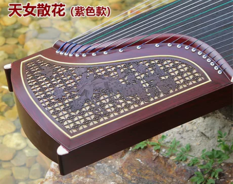 【润扬民乐】古筝百凤朝阳挖嵌琴初学者入门考...