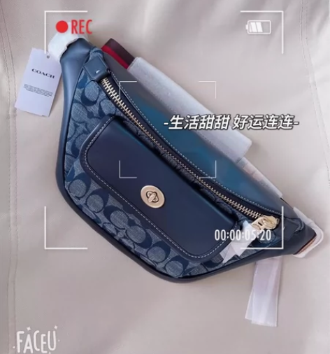 全新 蔻驰香布蕾胸包 男女同款 感兴趣的话...