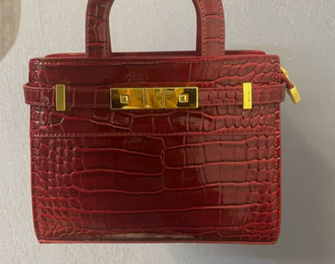 高级感质感包包女2022新款潮百搭斜挎包红...