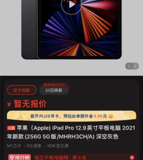 iPad Pro21款 256G 5G版 ...
