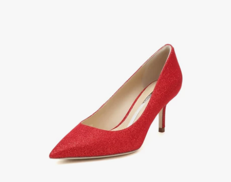 思加图2022年新款星空鞋尖头细高跟鞋婚鞋...