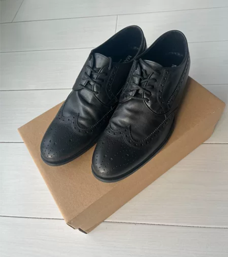 意大利布洛克机制皮鞋，9成新，内部价500...