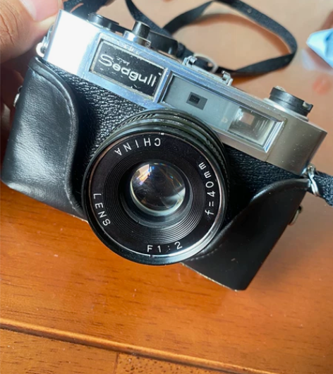 海鸥207,胶片旁轴,胶片相机,带皮套,镜...