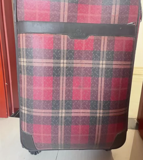 威马保罗条纹复古皮箱行李箱pu拉杆箱万向轮...