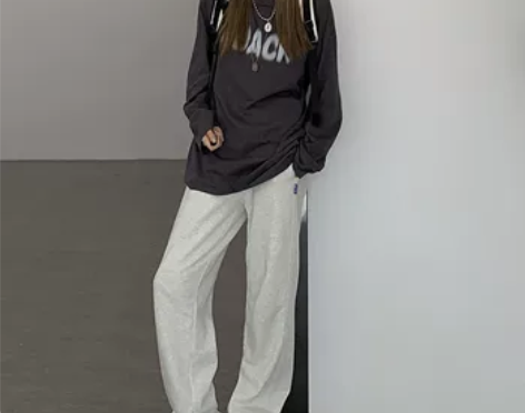 DREAM SEVEN77 灰色运动裤女2...