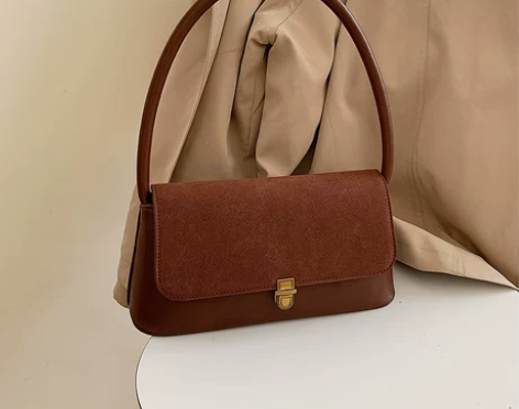 高级感法国小众复古包包女2020新款时尚简...