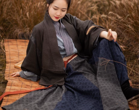 汀兰颂原创汉服潇潇晋襦晋制魏晋风八破裙宽袖...