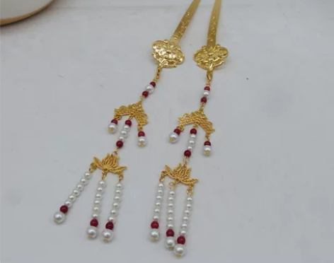 【包邮】合金压鬓汉唐晋魏风发簪汉服配饰眀制...