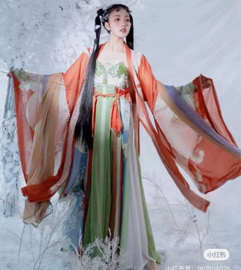 都城南庄汉服贺康宁大袖衫”l码 全新 感兴...