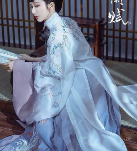 都城南庄绝版汉服 【凌兰赋】s码闺门披 穿...